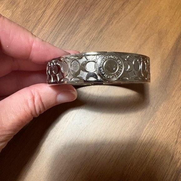 Coach silver-tone bangle bracelet - Picture 1 of 7